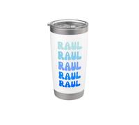 Raul Name Minimalist Design Stainless Steel Insulated Tumbler