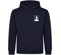 Raul Real Madrid Icon Frame Men's Hoodie - Navy / XS