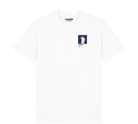 Raul Real Madrid Icon Frame Men's T-Shirt - White / XL