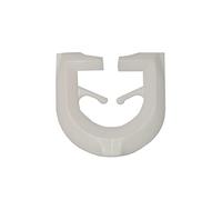 Raum² 100 T-gliders curtain hooks for T-rails, colour: white or black, 100, 200, 400 pieces (100 pieces in white)
