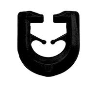 Raum² - T-gliders - curtain hooks for T-rails colour: white or black (100, black)