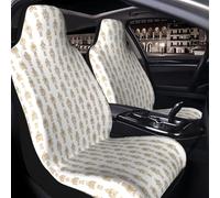 Raunew 2 Pcs Car Seat Cover for Front Seats - Nutcracker Dolls Merry Christmas Premium Automotive Bucket Front Seat Covers Waterproof Universal Carseat Seat Protectors for Cars, SUVs and Trucks