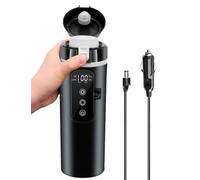 Rauwseul Smart 12V Car Electric Kettle with LED Display, 400ml | 304 Stainless Steel, Leak-Proof Lid, Adjustable Temperature (45-100°C) for Coffee, Tea & Milk, Ideal for Lorries, Buses, Cars