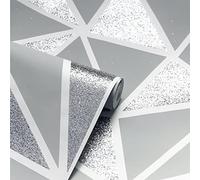 RAVALI Silver Sequin Fragments Quality Wallpaper / 921800