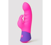 Rave Bunny Pink Textured Mini G-Spot Rabbit Vibrator - Pink Pink