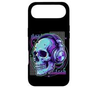 Rave DJ Skull Glitch Synthwave EDM House Techno Music Case for iPhone Air