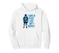 Rave Invaders PLUR Space Force Astronaut House Music rave Pullover Hoodie