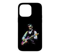 Rave President Abe Lincoln Playing Guitar Graphic EDM Art Case for iPhone 14 Pro Max