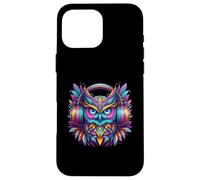 Rave Rainbow Owl House EDM Festival Raver Animal EDC Case for iPhone 16 Pro Max