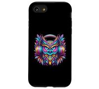 Rave Rainbow Owl House EDM Festival Raver Animal EDC Case for iPhone SE (2020) / 7/8