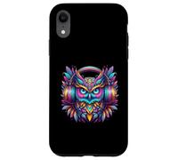 Rave Rainbow Owl House EDM Festival Raver Animal EDC Case for iPhone XR