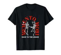 Rave To The Grave Memento Mori Techno DJ Club T-Shirt
