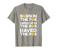 Raved in The 90s, Old Skool Raver, Raving, OldSkool Rave T-Shirt, Men, Slate Grey, Large