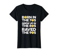 Raved in The 90s, Old Skool Raver, Raving, OldSkool Rave T-Shirt, Women, Black, X-Large