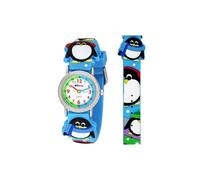 Ravel 3D Penguin Timeteacher Children Boy Girl Analogue Multicolour Strap Watch
