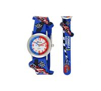 Ravel 3D Racing Car Timeteacher Children Boy Girl Analogue Watch Blue