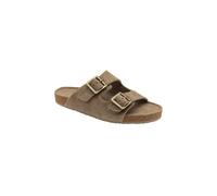 Ravel 'aros' Flat Mule Sandals In Taupe Taupe 4