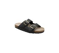 'Aros' Leather Mule Sandals Ravel Black 5
