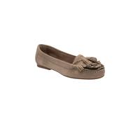 Ravel Women's 'Atley' Suede Loafers in Taupe | Size: 6 Ravel Taupe 6