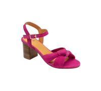 Ravel 'balne' Suede Heeled Sandals In Fuchsia Fuchsia