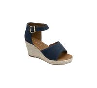Ravel 'belby' Suede Wedge Sandals In Navy Navy 7