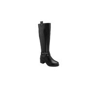 Ravel Black Leather 'allora' Knee-High Boots Black 7