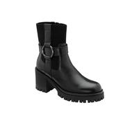 Ravel Black Leather 'kirkton' Zip-Up Ankle Boots Black