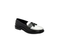 Ravel Black & White Leather 'millport' Loafers Multi