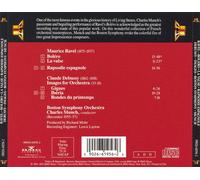 RAVEL: BOL‚RO;LA VALSE; RAPSODIE ESPAGNOLE; DEBUSSY: IMAGES NEW CD