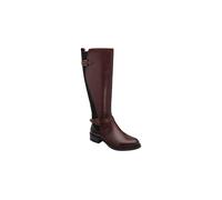 Ravel Bordo Leather 'eildon' Knee-High Boots In Burgundy Burgundy