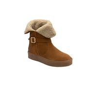 Ravel 'burley' Suede Flat Ankle Boots In Tan Tan