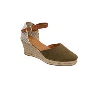 Ravel Women's 'Burrill' Suede Espadrille Sandals in Khaki | Size: 6 Ravel Khaki 6