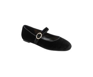 Ravel 'caxton' Velvet Mary-Jane Shoes In Black Black