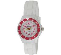 Ravel Children's Easy Read Quartz Watch with White Dial Analogue Display and White Silicone Strap R1802.4