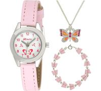 Ravel Children's 'Little Gems' Watch and Silver Plated Jewellery Set