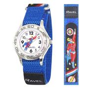 Ravel Children's Superhero Watch with Easy Fasten Action Strap - Analogue Quartz - R1507.85