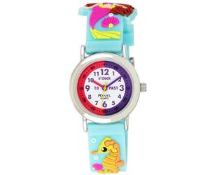 Ravel Children's Turquoise Mermaid Time Teacher Watch