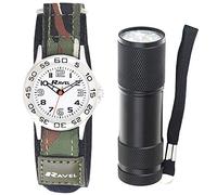 Ravel Children's Watch and Micro Torch Gift Set (Green)