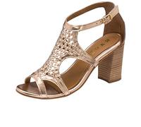 Ravel Coreen Womens Heeled Sandals 4 UK Rose Gold
