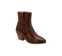 Ravel Women's 'Dorey' Leather Heeled Ankle Boots in Tan | Size: 3 Ravel Tan 3