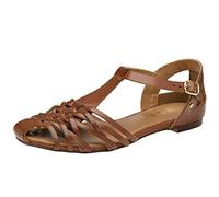 Ravel Etter Womens Sandals 5 UK Tan Burnished Leather