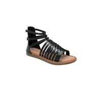 Ravel Women's 'Etton' Leather Flat Strappy Sandals in Black | Size: 6 Ravel Black 6