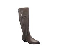 Ravel 'forge' Leather Knee-High Boots In Grey Grey
