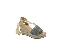 'Forres' Espadrille Wedge Sandals Ravel Blue 5