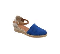 Ravel 'fulbeck' Suede Wedge Sandals In Blue Blue