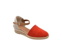 Ravel 'fulbeck' Suede Wedge Sandals In Orange Orange