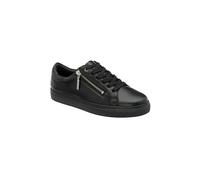 Ravel 'gage' Leather Zip-Up Trainers In Black Black