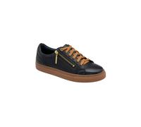 Ravel 'gage' Leather Zip-Up Trainers In Navy Navy 8
