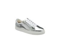 Ravel 'gage' Leather Zip-Up Trainers In Silver Silver 4