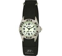 Ravel Glow in The Dark Easy Fasten Children's Black Army Watch with Action Secure Strap